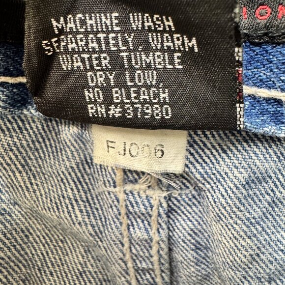 FUBU Light Wash Relaxed 90’s VTG Baggy Y2K Fit Denim Jeans Mens Size 40" X 34"‎ - Picture 8 of 14